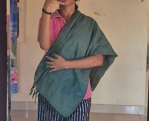 Handwoven Green Fabric – Perfect for Styling, Dec