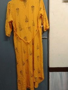 Yellow Colour Gown Free Size Xll