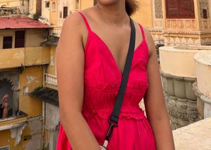 Pink Flared Dress