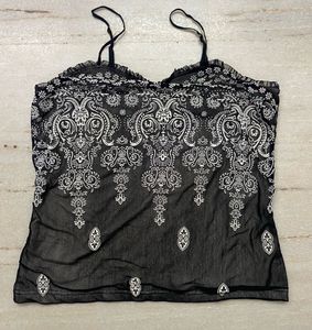 Patterned Cami Top