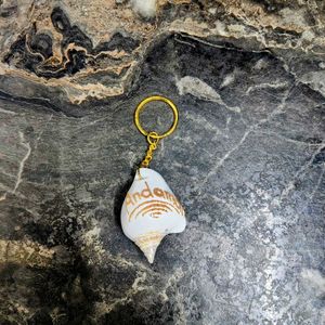 Andaman Seashell Keychain