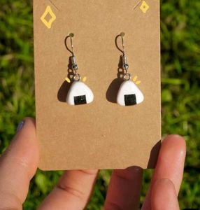 🍙Onigiri Earrings 🍙 - Food Jewelry