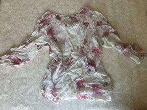 Floral Print Tunic Top