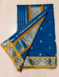 Elegant Blue Saree