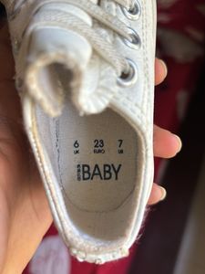 Baby Boy Shoes White Colour