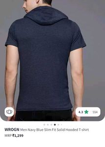 Hooded T Shirt From WROGN
