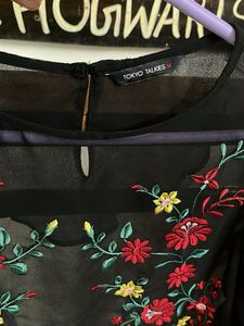 Floral Embroidered Top