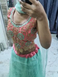 Embroidered Lehenga Choli Set