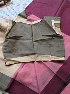 Elegant Pink Cotton Saree