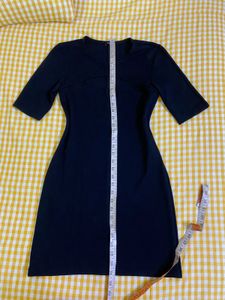 Black Chest Cut out Bodycon Dress Bust 34