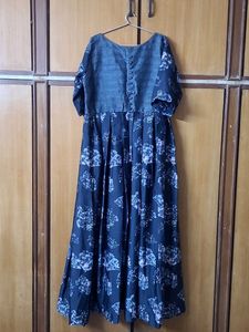 XL Dark Grey Ethnic Gown
