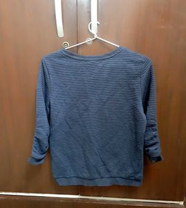 Blue Striped pullover