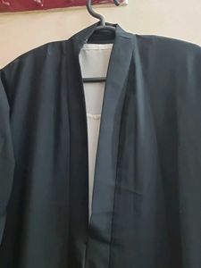 2 Peice Elegant Black BHURQA / ABHAYA /ETHINIC GOW