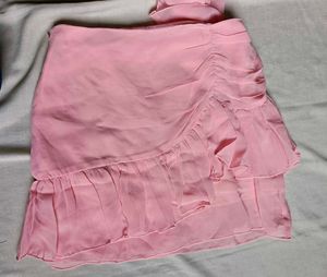 Pink Ruffle Two-Piece Set