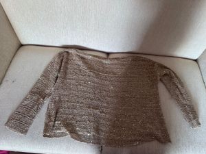 Gold Sequinned Sweater
