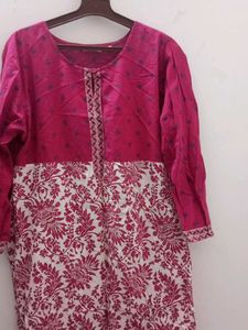 Floral Print Kurta