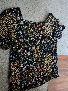 Casual Black Top