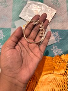 Artificial Silver Jhumka Style Kada