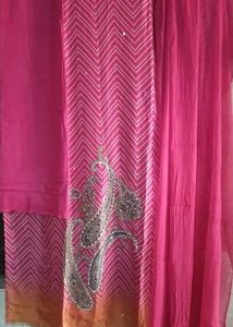 Leheriya Print Suit Material