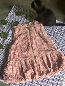 Pink Fuzzy Crop Top