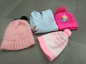 Baby Hats & Shirt Bundle 4