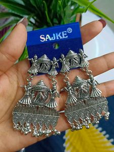 Oxidised Earrings