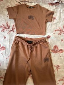 Cute Brown Co-ord Set