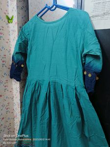 Long Cotton Designer Dress