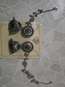 Peacock Jhumkha