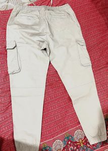 ZARA Men’s Cargo Jogger – Light Beige 32 waist