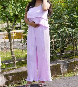 Lavender Pink Cord set for women