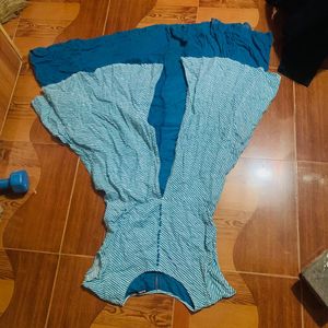 Striped Blue Dress