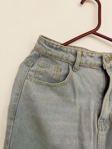Denim Midi Skirt