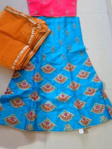 No.32 Blue Lehanga Choli