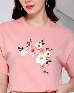 Floral Print Crop Top