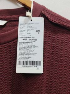 Textured Brown T-Shirt