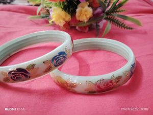 Floral Bangle Set