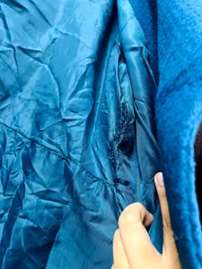 Blue Puffed Jacket