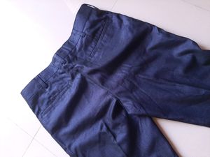 Men&#39;s Formal Navy Blue Trouser