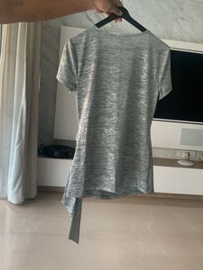 Fix price never worn before grey Shimmer T-shirt
