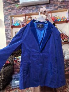 Blue Velvet Style Blazer Jacket