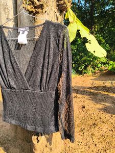 🖤Black Lace Long Sleeve Top🖤