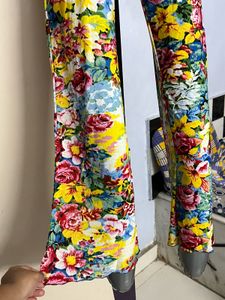 Pintrest Korean Chromatic Flared High Waist Trouse