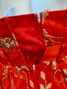 Red &amp; Gold Party Dress