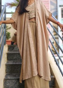 Elegant Kurta Set with Cape