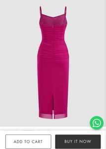 My Little Box - Pink Bodycon Midi Dress