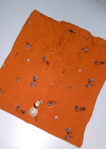 Full Cotton Open Kurti For Womens