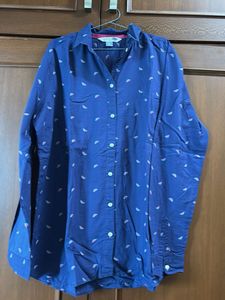 Old Navy Blue Print Shirt