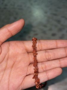 Nature&#39;s Crest Brown Goldstone Necklace Thrifted