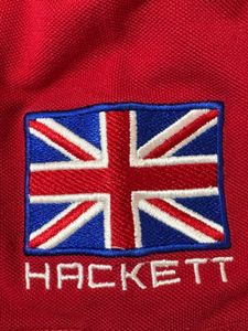 HACKETT x ASTON MARTIN Red Polo T-Shirt